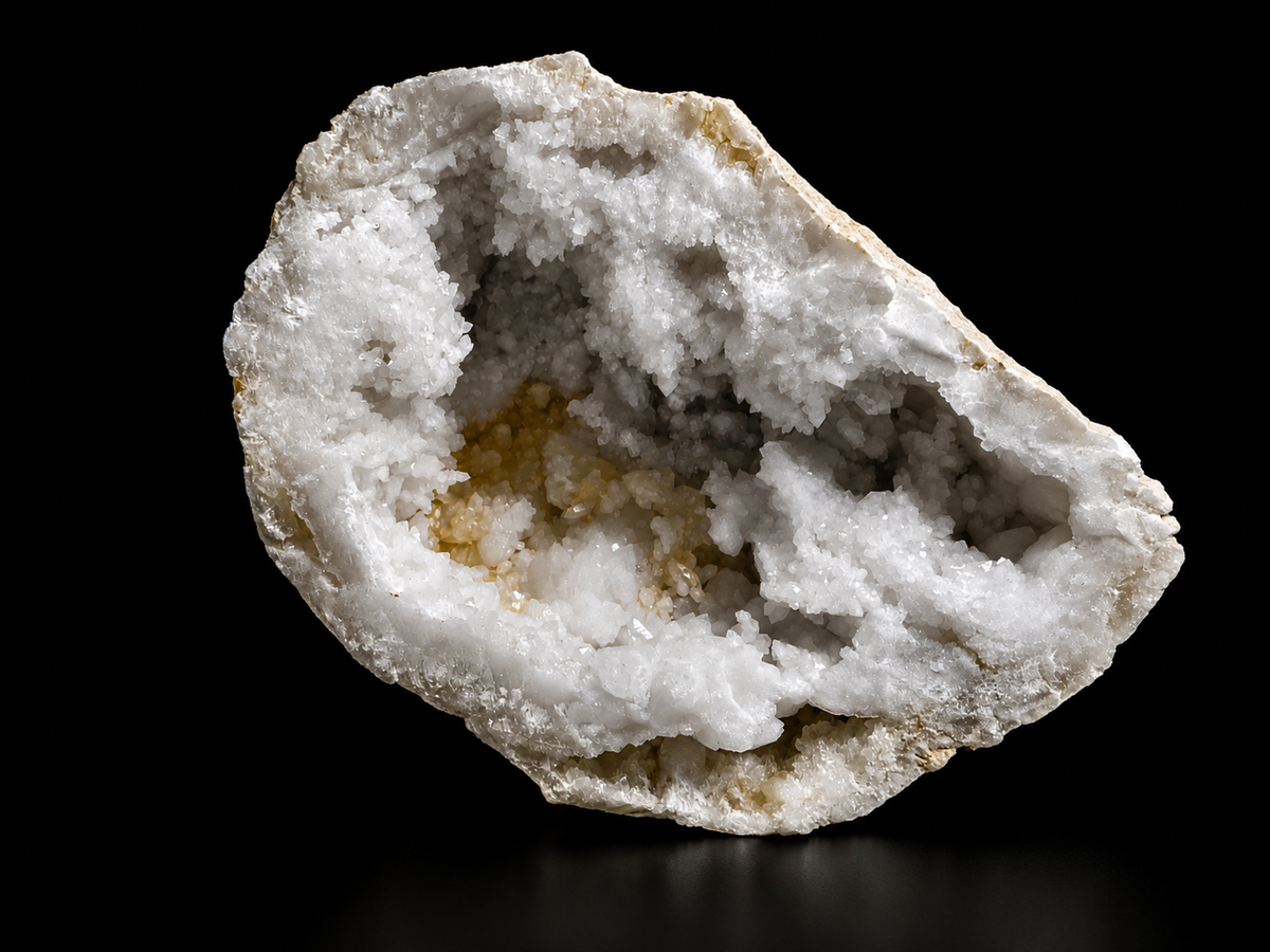 Natural Quartz Geode Halves