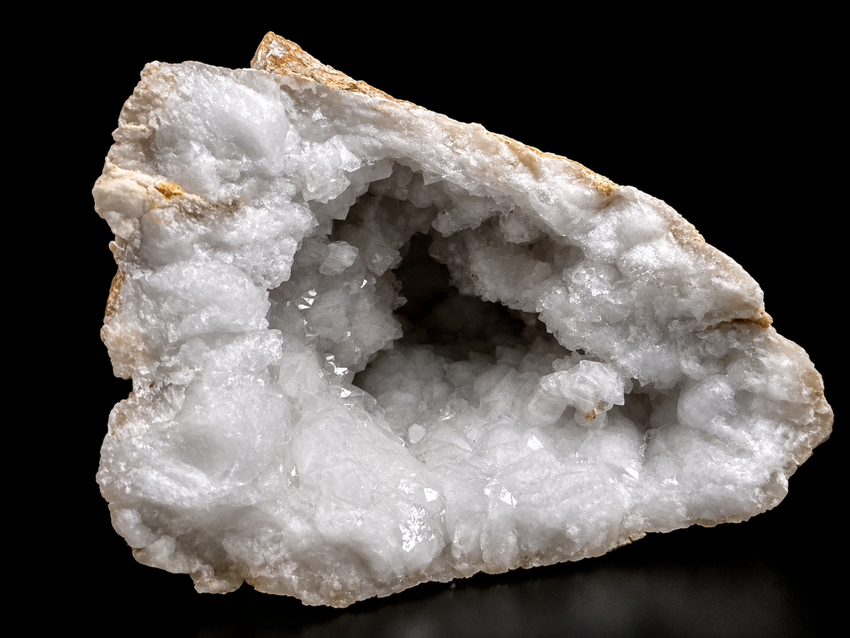 Natural Quartz Geode Halves