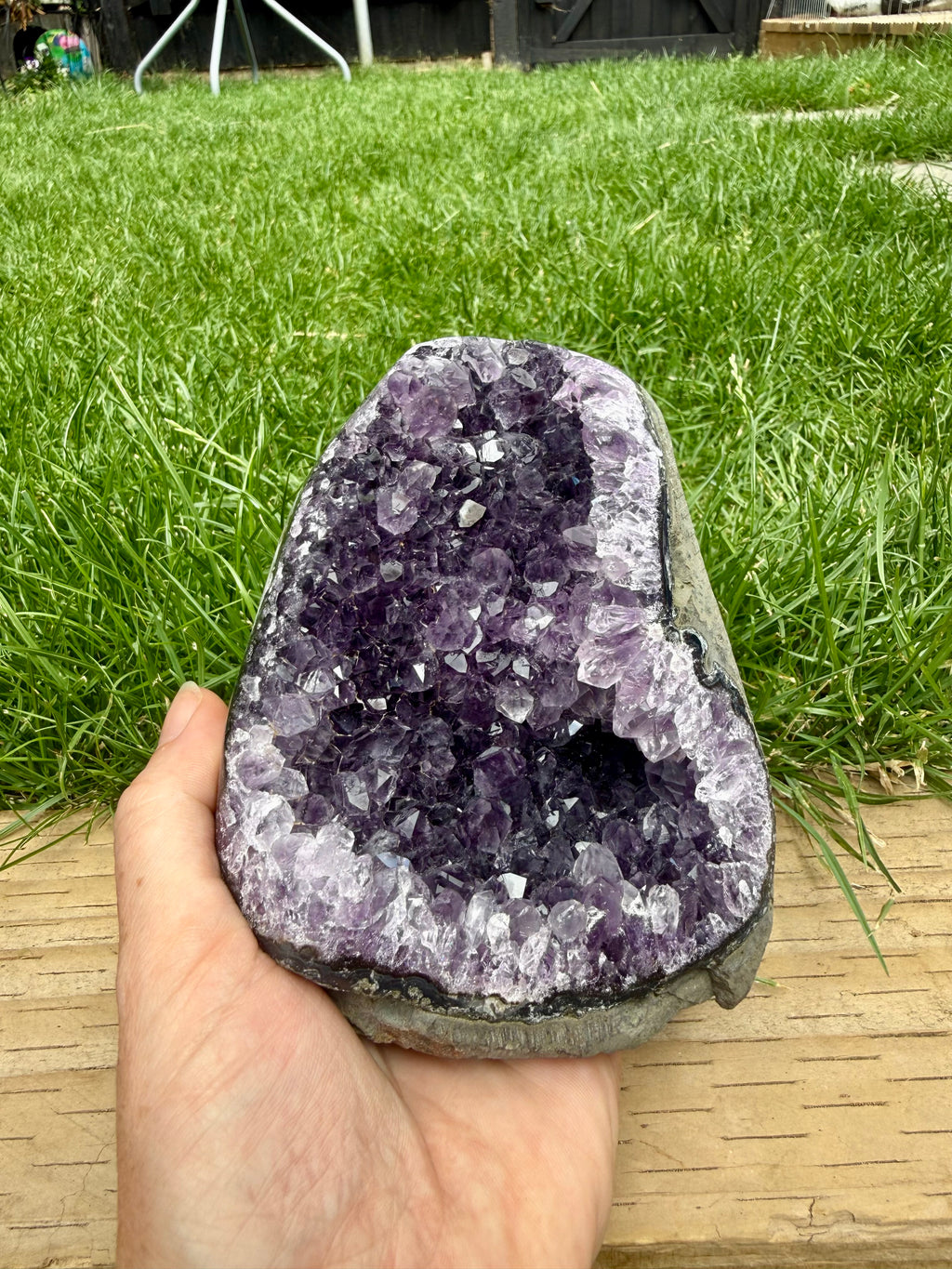 Uruguayan Amethyst Drusy Freeform – 917g
