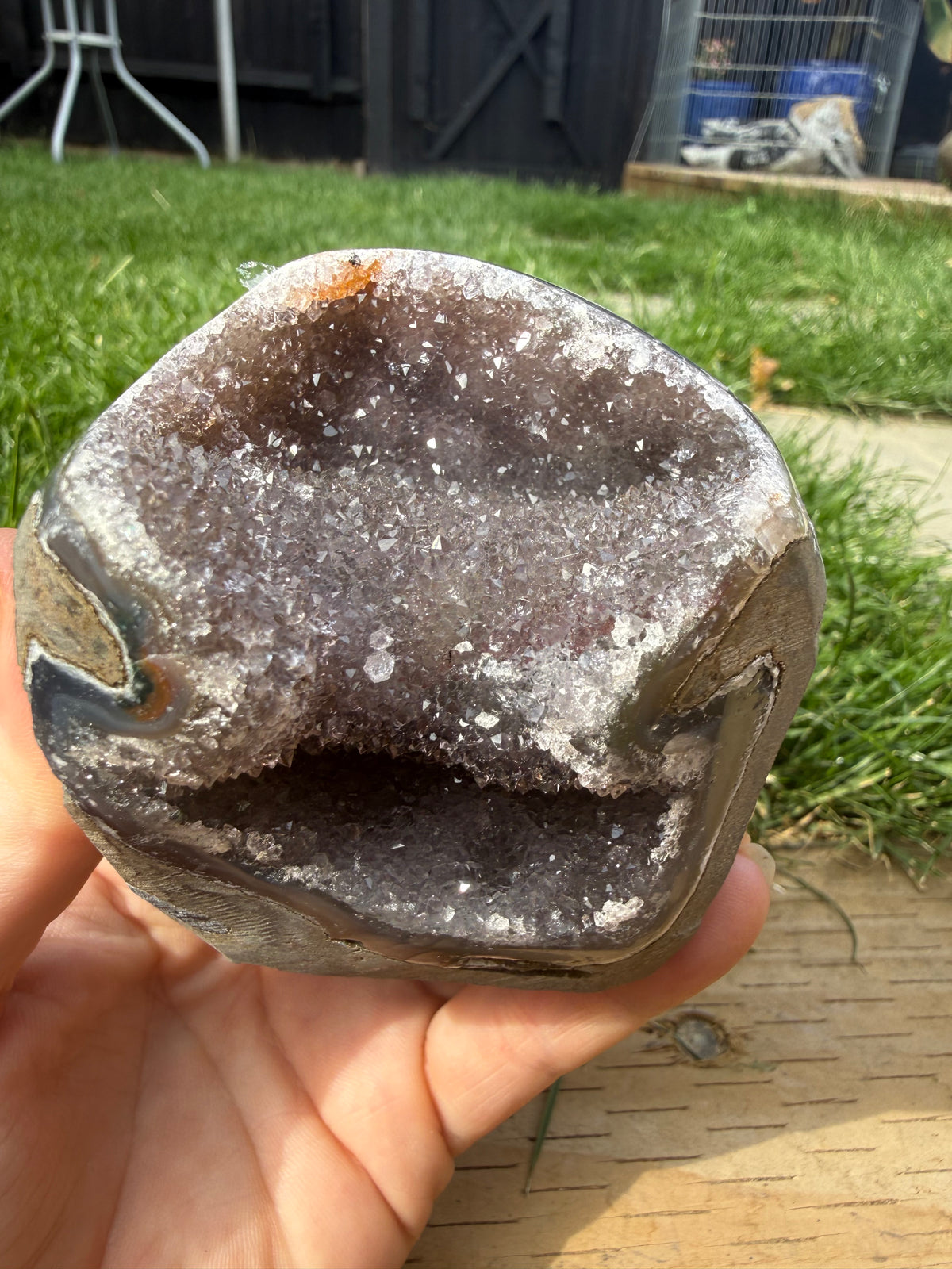 Uruguayan Amethyst Druzy Free Form – 359g