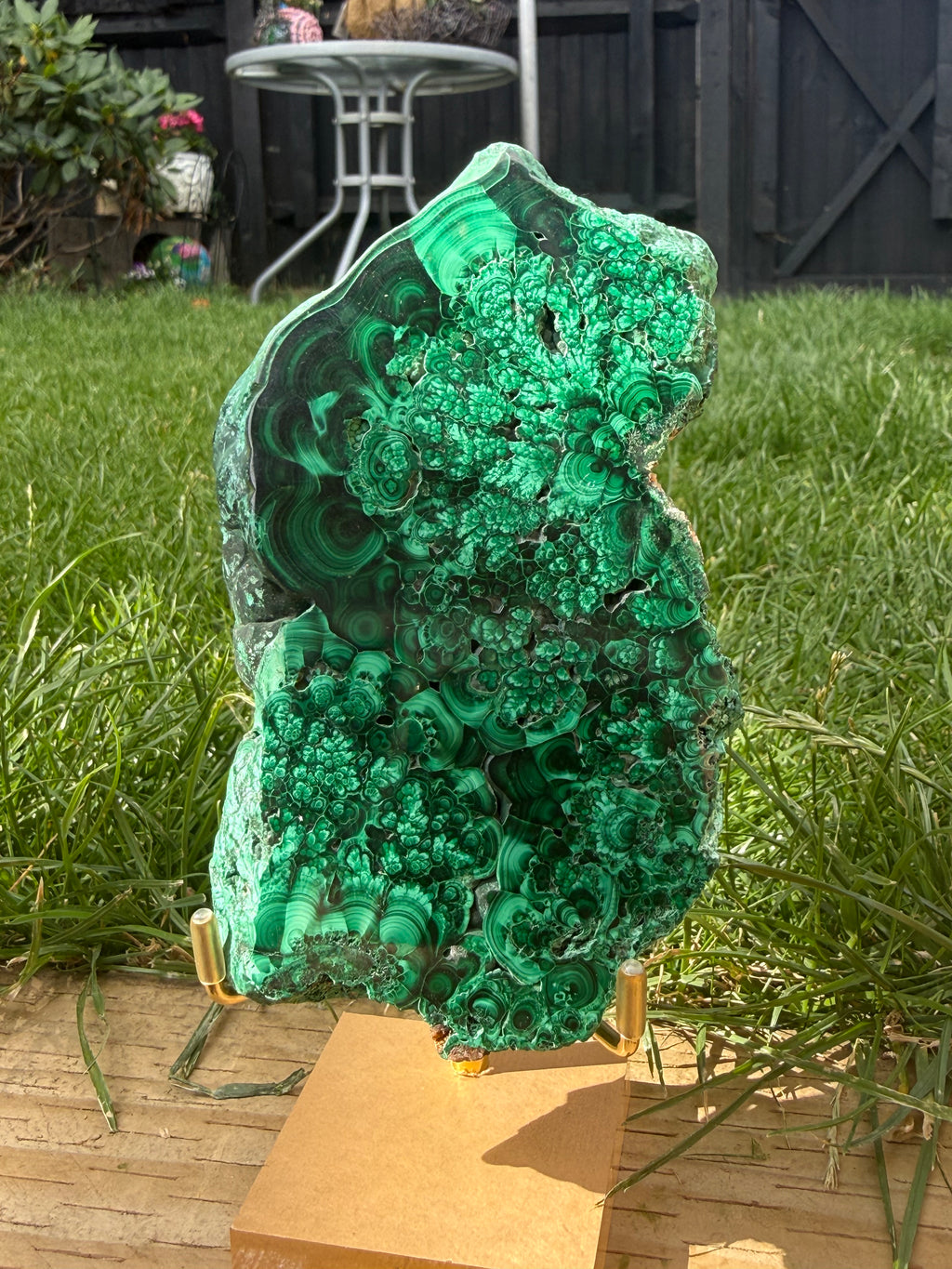 Natural Malachite freeform
