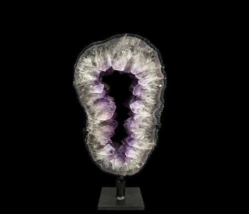 Amethyst Portal Geode on Metal Stand | 8.47kg