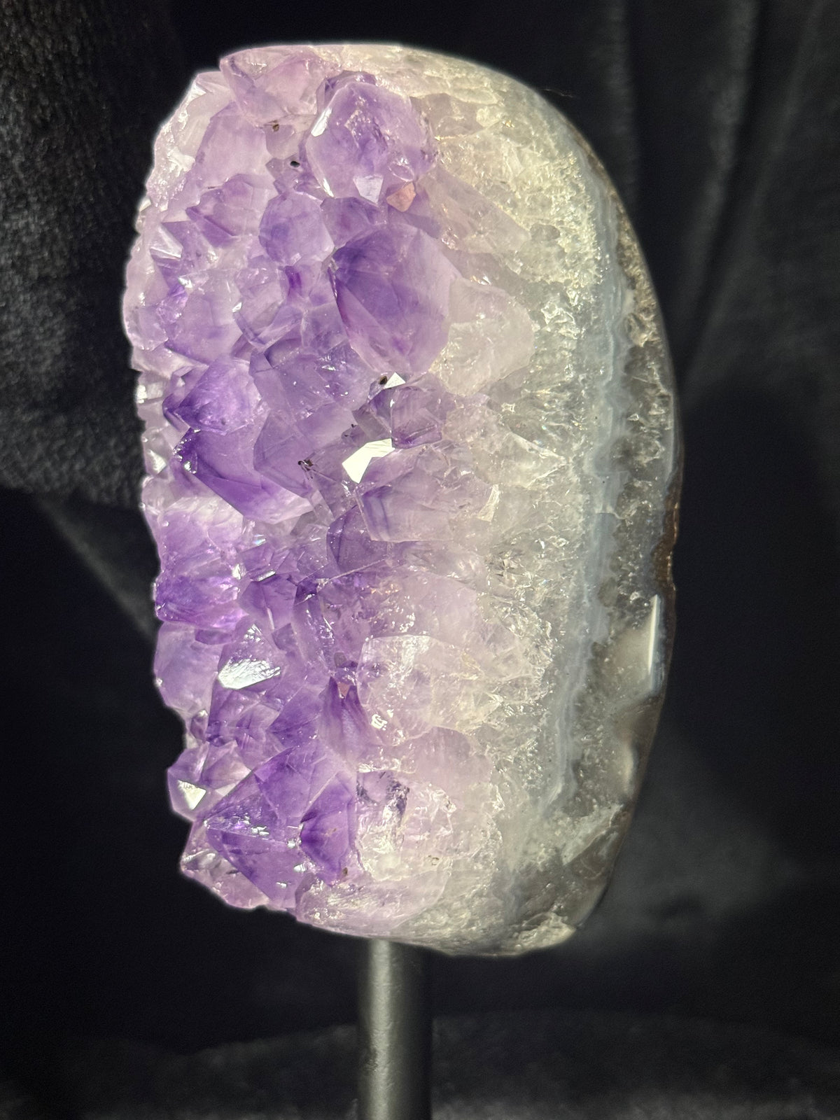 Amethyst Drusy on Stand / 704g