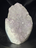 Snowy Amethyst Cluster with Polished Back / 522g