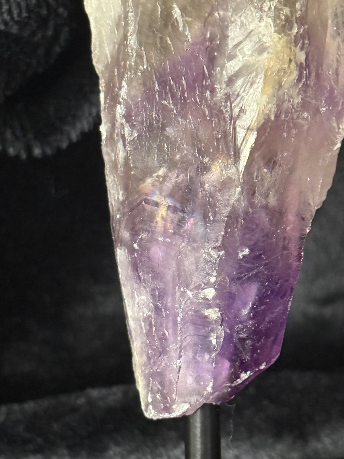 Raw Amethyst on Stand / 502g