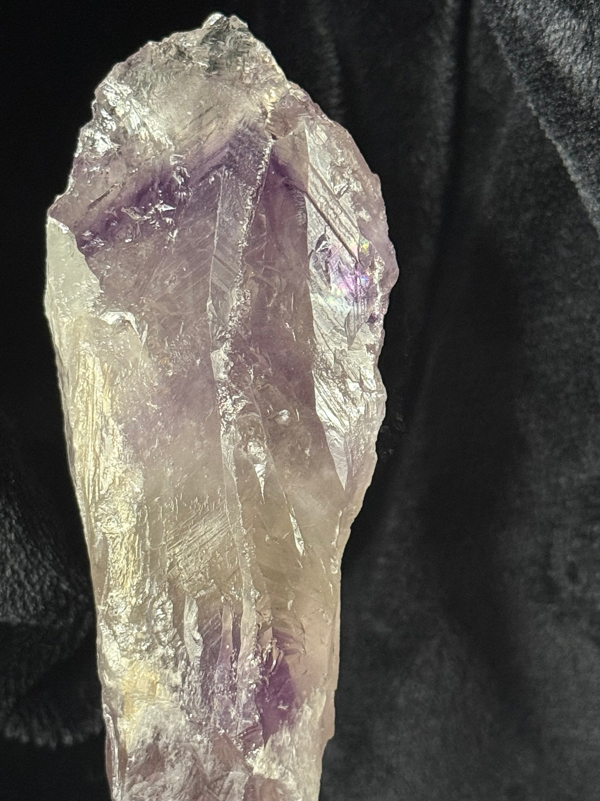 Raw Amethyst on Stand / 502g