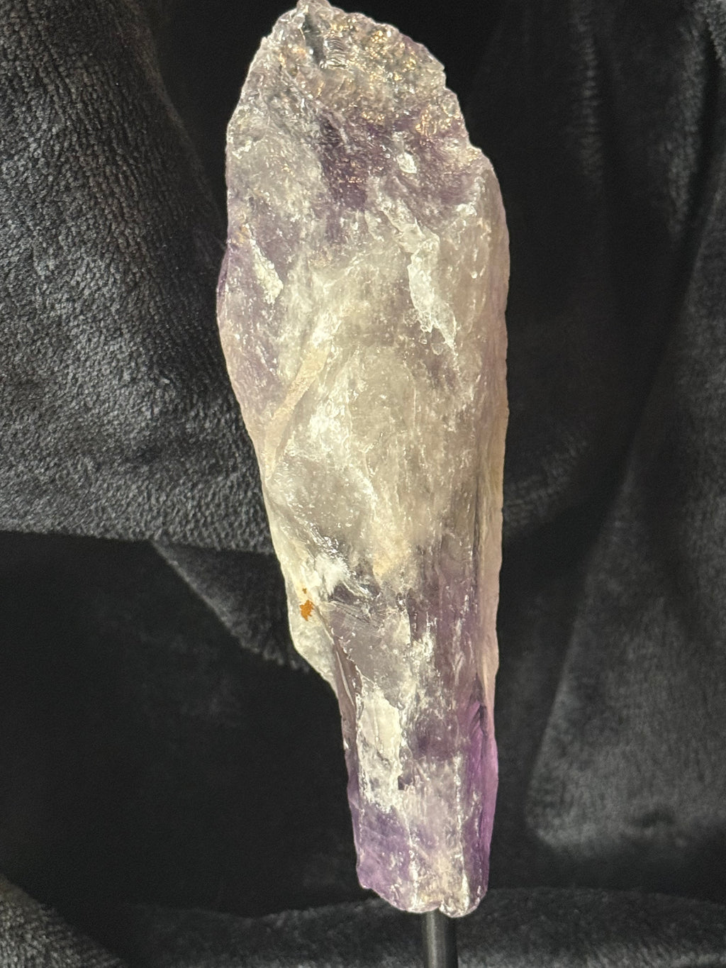 Raw Amethyst on Stand / 502g