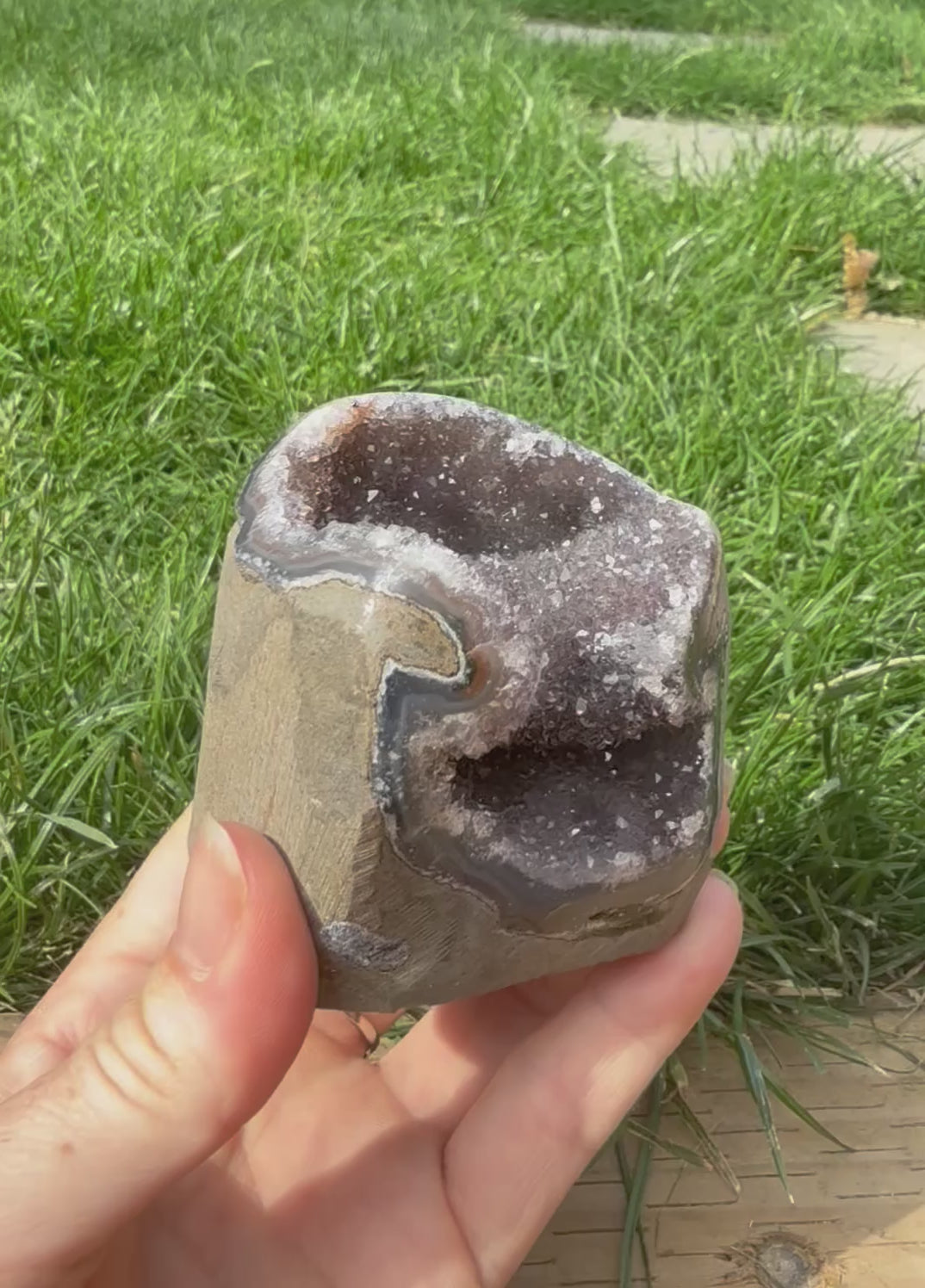 Uruguayan Amethyst Druzy Free Form – 359g