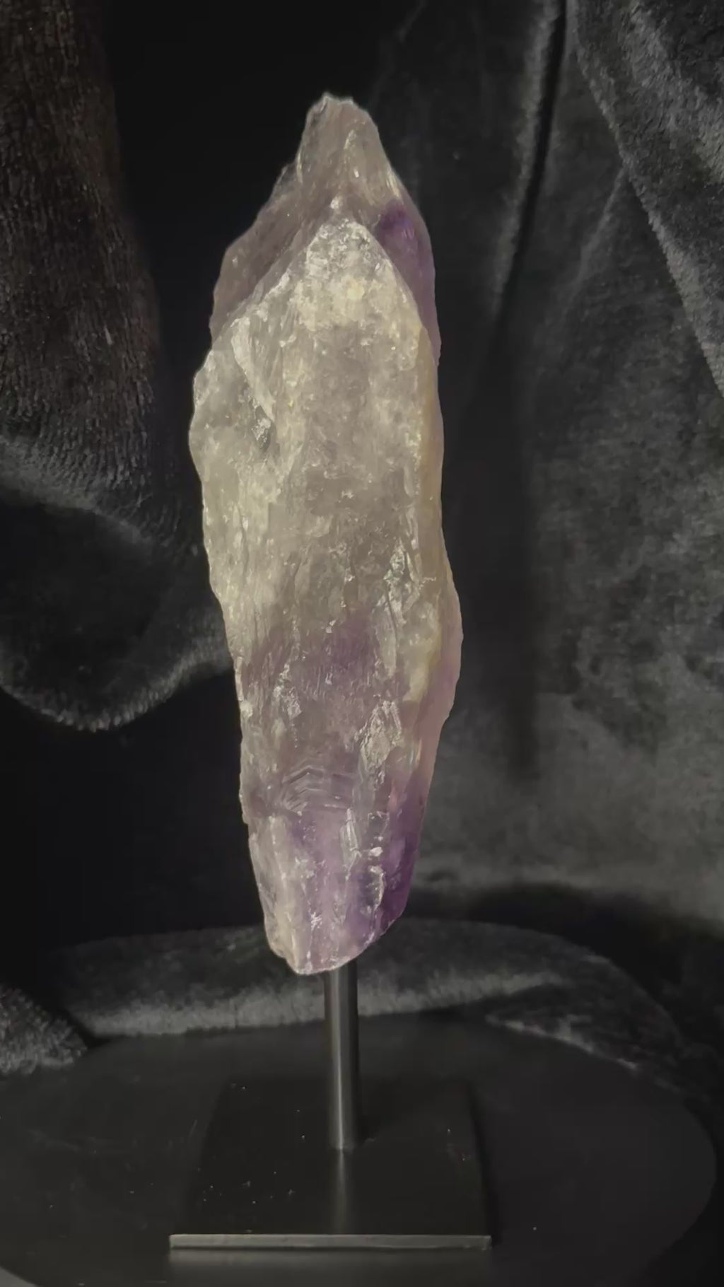 Raw Amethyst on Stand / 502g